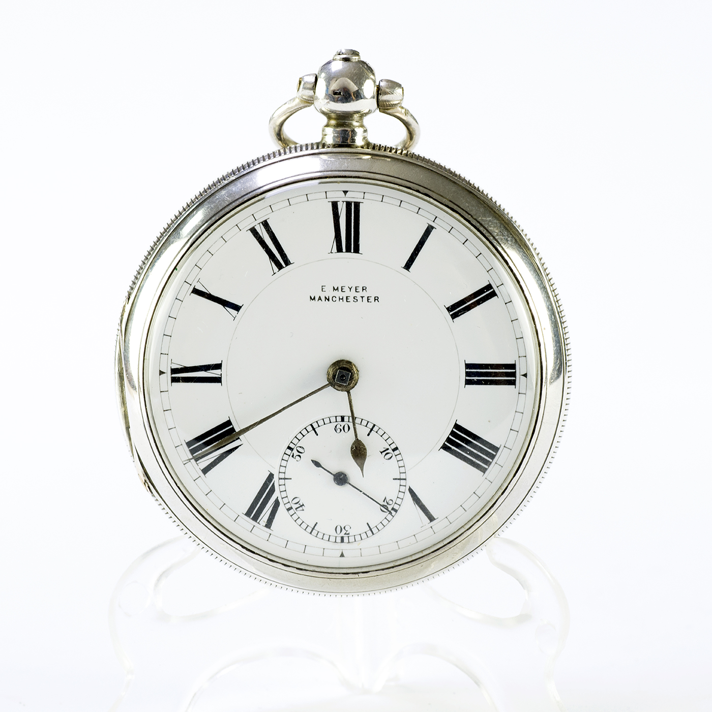 MEYER. Reloj de bolsillo inglés, lepine, Half Fusee (Semicatalino). Chester, 1904