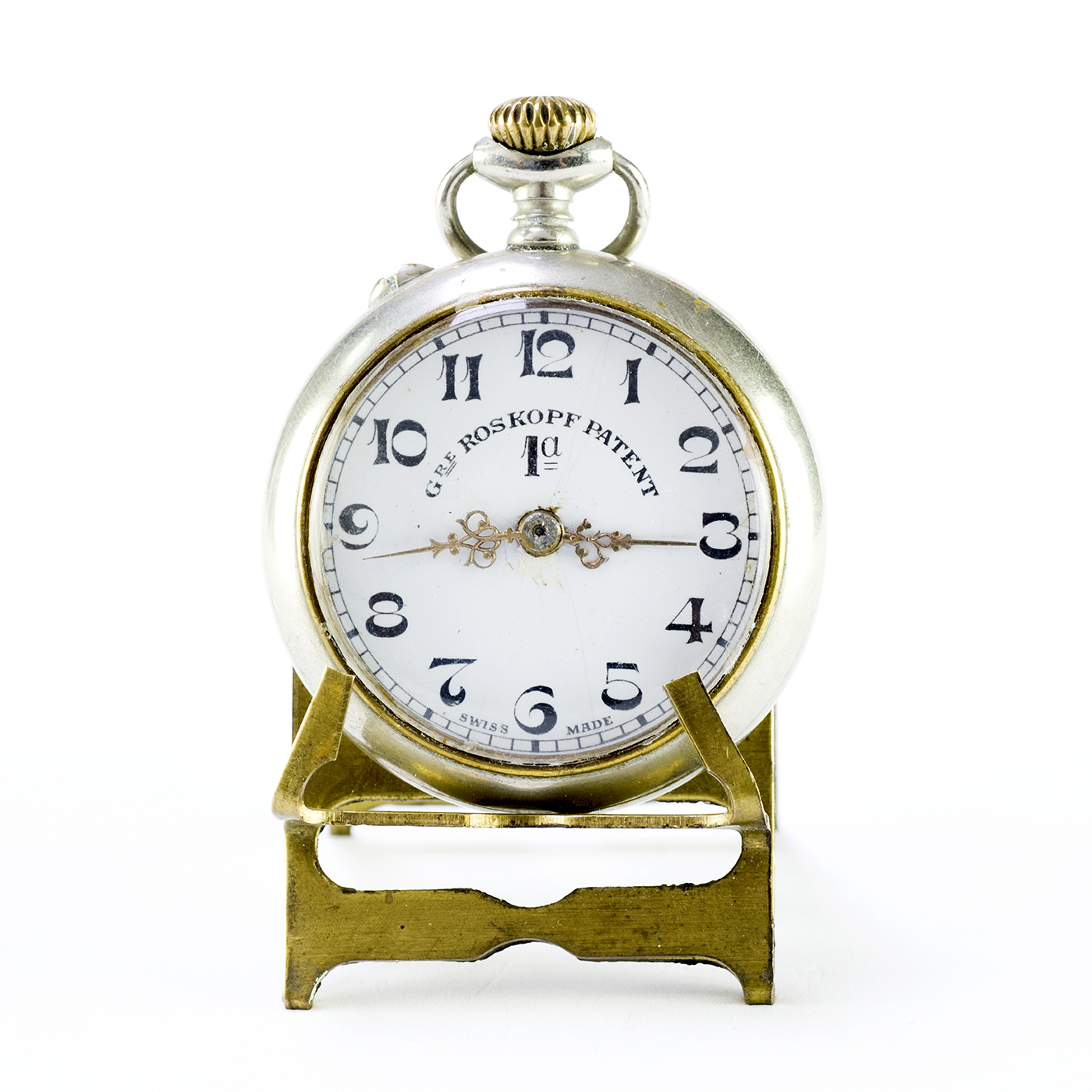 GRE ROSKOPF PATENT 1ª. Reloj de bolsillo, lepine y remontoir. Suiza, ca.1900 Subastas