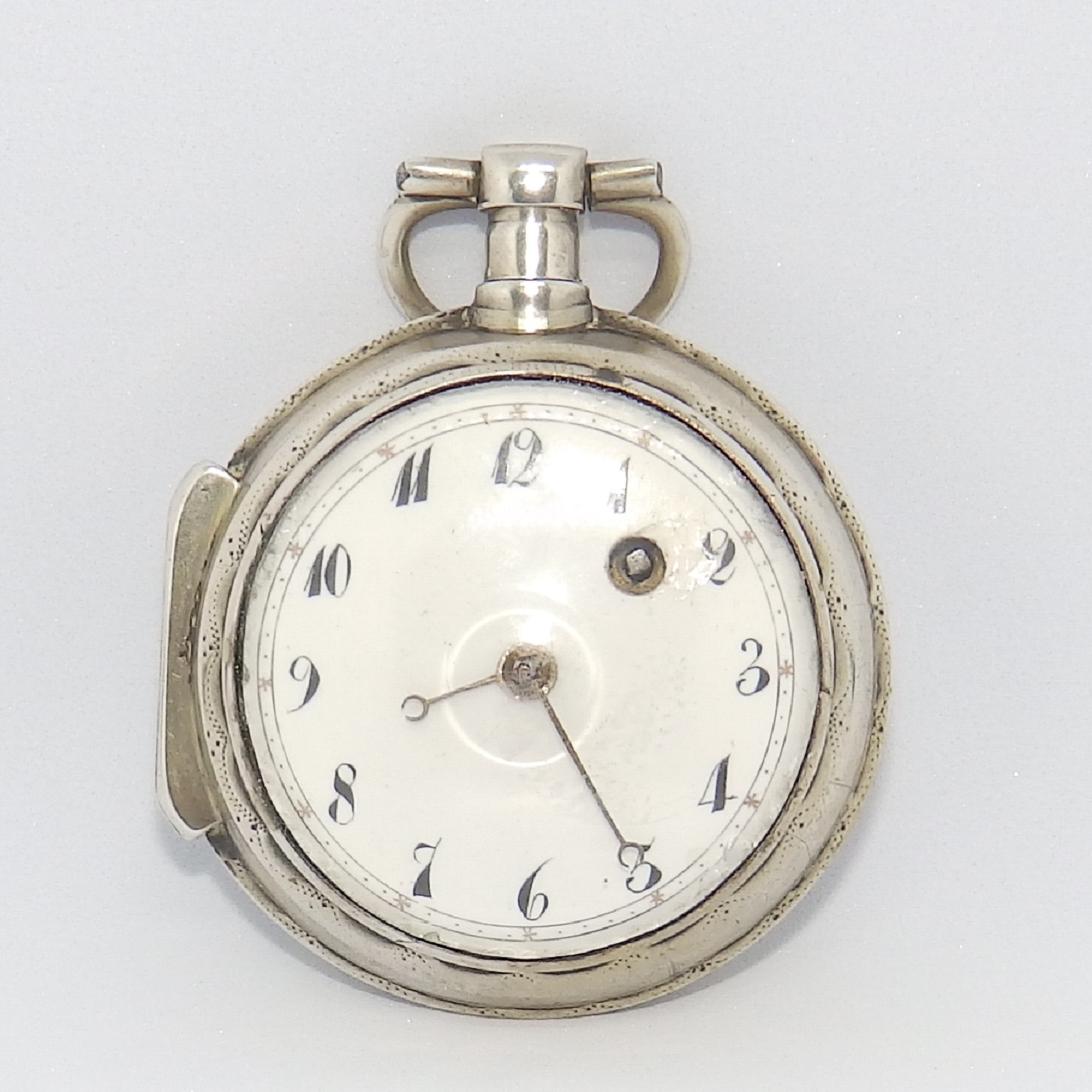 Silver pocket outlet watches from 1800s