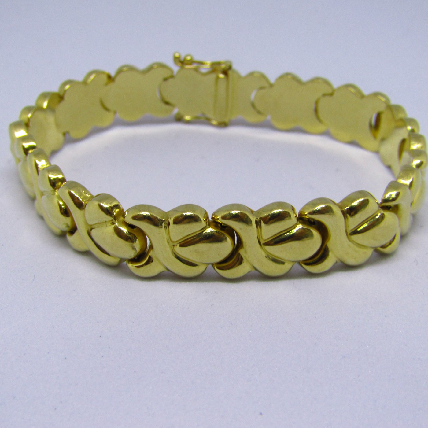 Pulsera De Oro De 18k Articulada 2050 Gr Subastas Fígaro 5715