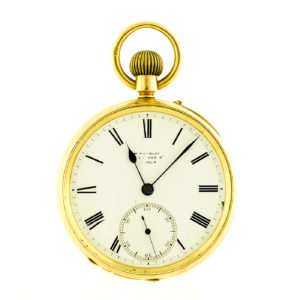 Wordley (Londres). Reloj de Bolsillo para caballero, Half Fusee (Semicatalino), lepine y remontoir. Birminghan, 1876.