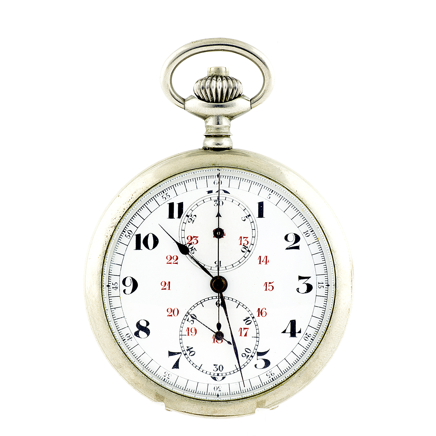 Reloj-Cronómetro Suizo, Lepine y remontoir. Suiza, ca. 1900