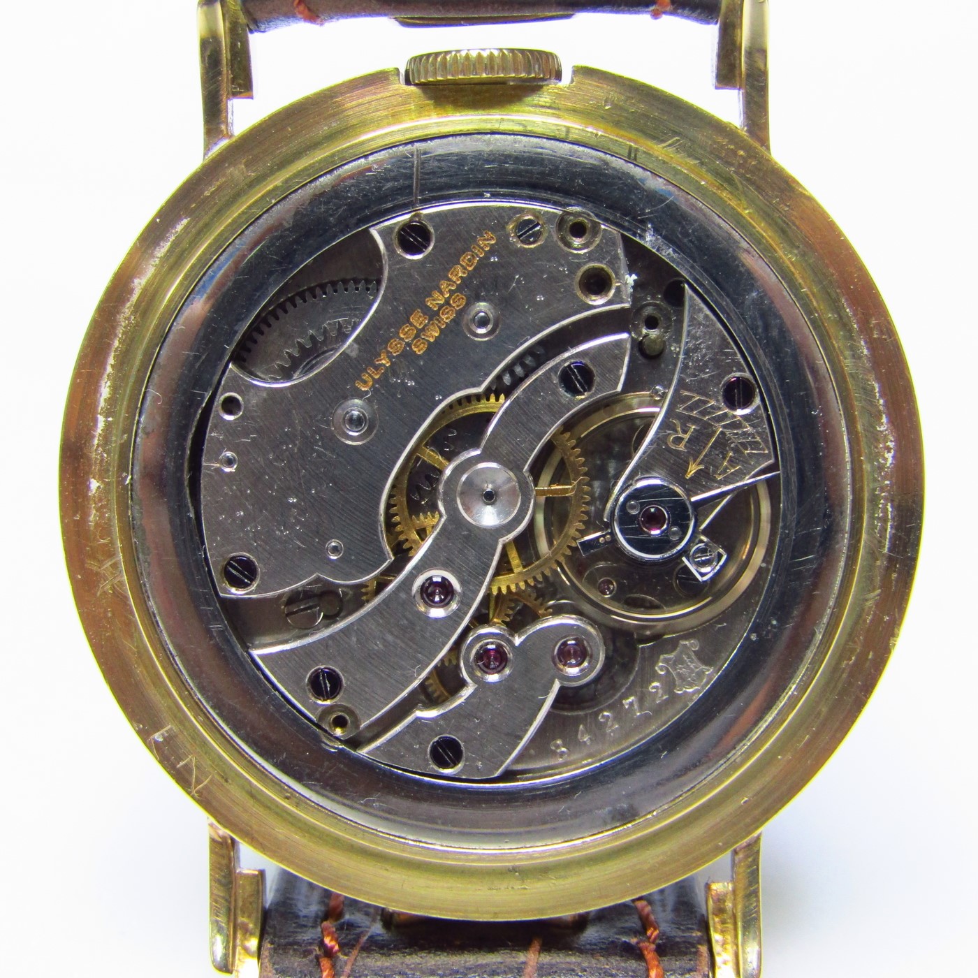 precioso reloj de bolsillo de oro de 18 quilates Ulisse Nardin Suiza