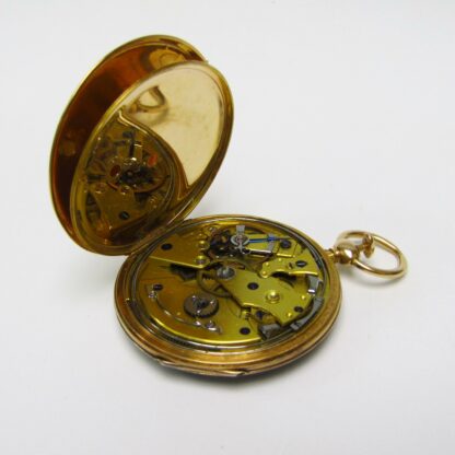 FRERES MELLY. Reloj de Bolsillo, Lepine, Repetición de Horas y cuartos. Oro 18k. Suiza, ca. 1850.