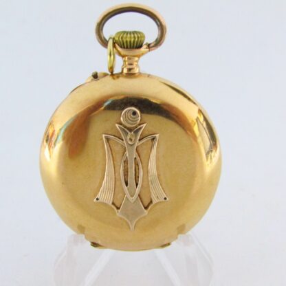 Jules and Georges Perret (GPE). Reloj de colgar, lepine. Oro 18k. Suiza, ca. 1904.