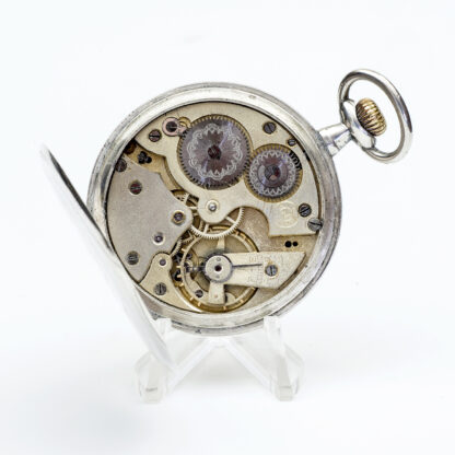 ELEGANCIA. Reloj Erótico de Bolsillo, Lepine, remontoir, Automatón. Plata. Ca. 1900