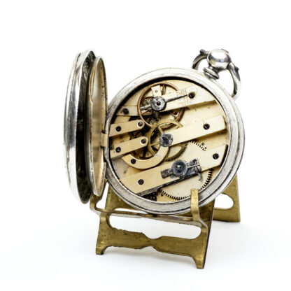 TOBIAS. Reloj suizo de bolsillo, saboneta. Plata. Suiza, ca. 1890.