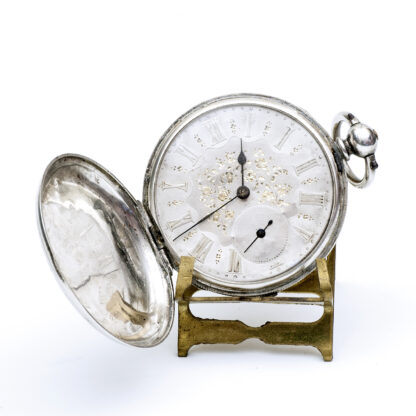 TOBIAS. Reloj suizo de bolsillo, saboneta. Plata. Suiza, ca. 1890.