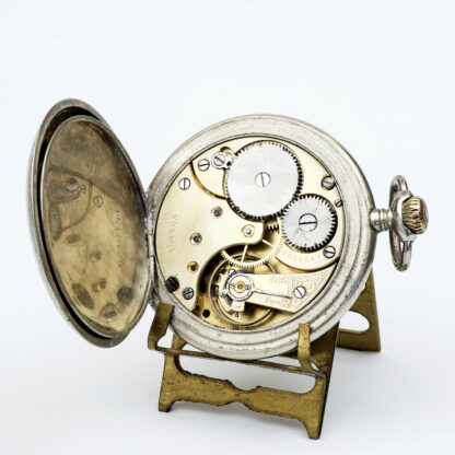 OMEGA. Reloj Erótico de Bolsillo. AUTOMATÓN. Lepine y Remontoir. Suiza, 1923.