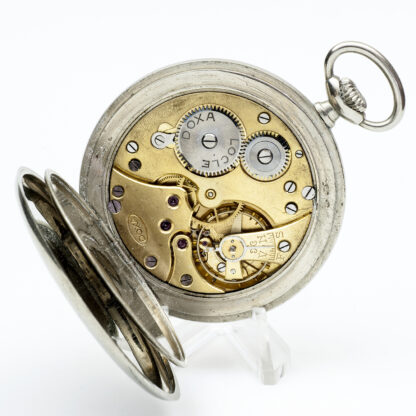 DOXA. Reloj erótico de bolsillo, lepine y remontoir. Automatón. Ca. 1925.