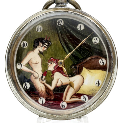 LIMIT, Modelo Nº2. Reloj Erótico de Bolsillo. AUTOMATÓN. Lepine y Remontoir. Suiza, ca. 1920.