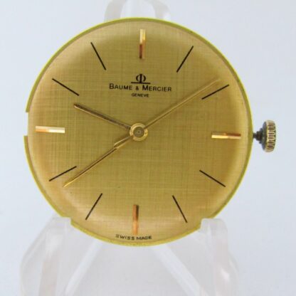 BAUME & MERCIER. Reloj de pulsera para caballero. Oro 18k. Geneve, Suiza, ca. 1960