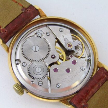 MOVADO. Reloj de pulsera para caballero. Oro 18k. Ca. 1950-1960.