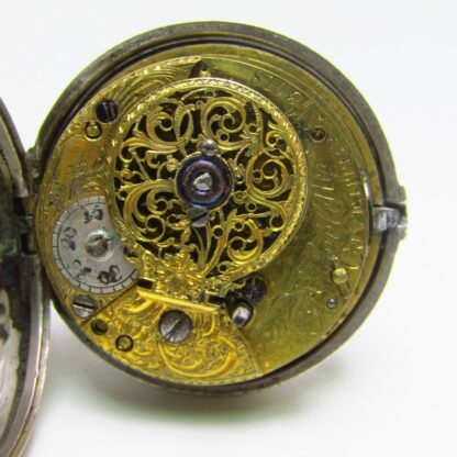 VALE & HOWLETT (Coventry). Reloj de bolsillo lepine, Verge Fusee. Plata. Londres, año 1784.